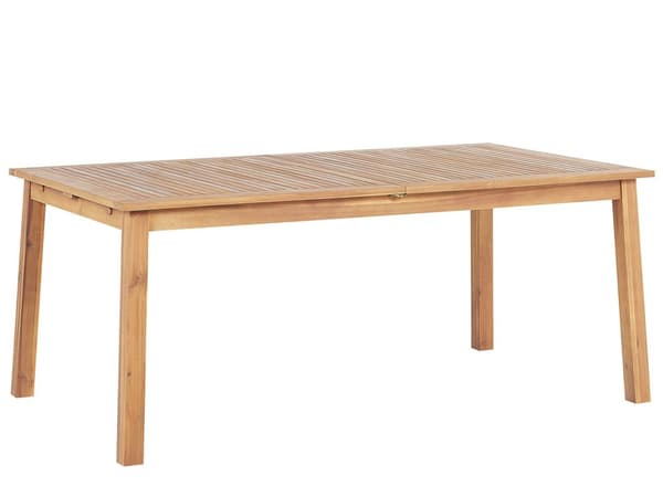 Trädgårdsbord Akaciaträ 180/240 x 100 cm Hopfällbart för 8 Personer Rektangulärt