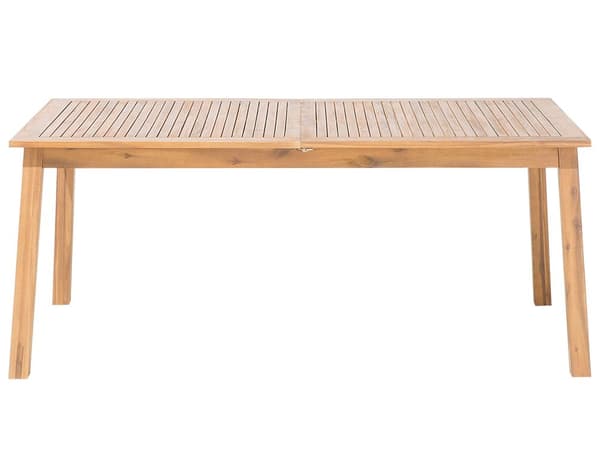 Trädgårdsbord Akaciaträ 180/240 x 100 cm Hopfällbart för 8 Personer Rektangulärt