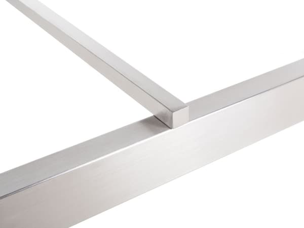 Puutarhapöytä musta 180 x 90 x 74 cm rosteri 3-osainen graniittitaso 6 hengelle