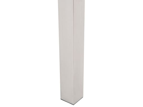 Have Spisebordssæt Grå og Sølv Granitbordplade Stål Ben Udendørs Modstandsdygtig 8 Personers 220 x 100 x 74 cm