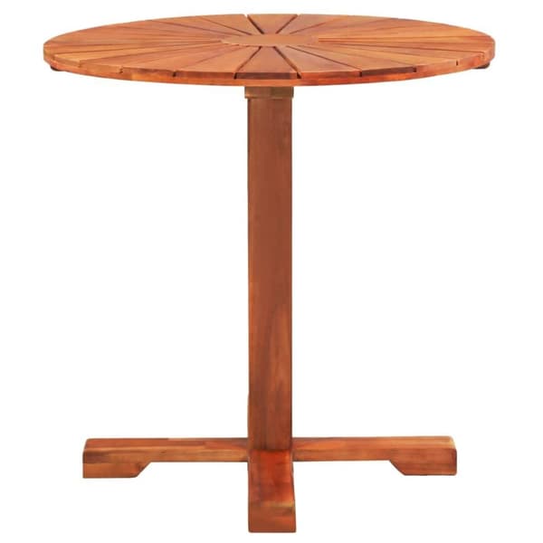 vidaXL Bistropöytä 70x70 cm täysi akaasiapuu
