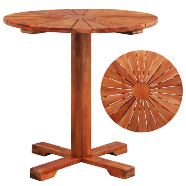vidaXL Bistropöytä 70x70 cm täysi akaasiapuu