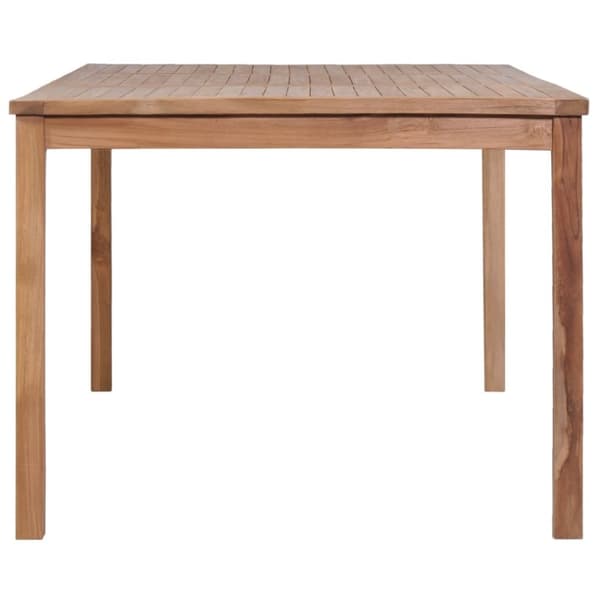 vidaXL Puutarhapöytä 200x100x77 cm tiikki