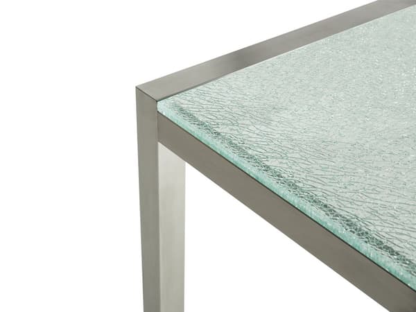 Havebord Krakeleret Effekt Glasbordplade 180 x 90
