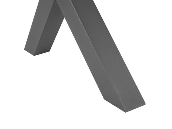 Utomhus Rektangulärt Trädgårdsbord av ALuminium i Grå Färg 200 x 105 cm i Modern och Industriell Stil