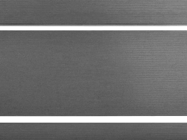 Trädgårdsbord Grå och Svart 95 x 95 cm Träeffekt Metallram Modern