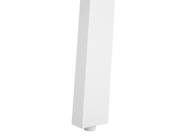 Havebord Grå Hvid Aluminium 175/255 x 100 cm Udendørs Udtræksbord Vedligeholdelsesfri Havemøbel Nonwood til Terrasse Have Indretning Tilbehør