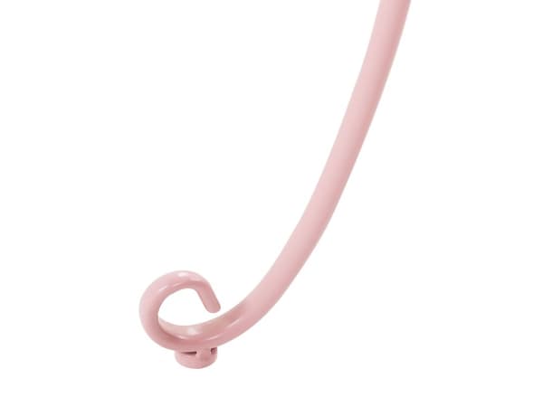 Puutarhapöytä vaaleanpunainen rauta 40 cm pieni pyöreä vintage-tyyli