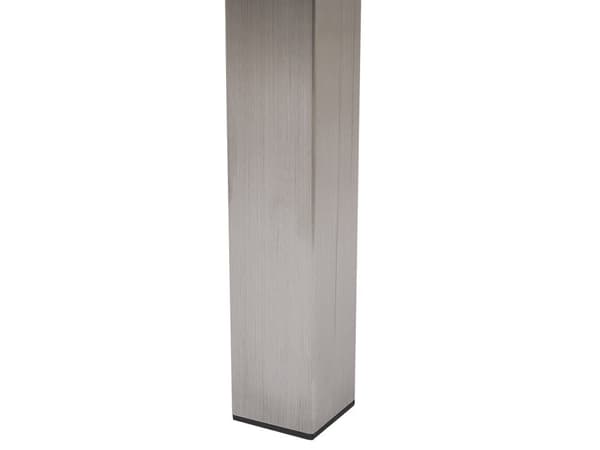 Trädgårdsbord Ljus Eukalyptusträ Bordsskiva 180 x 90 cm 6-sits Stålram