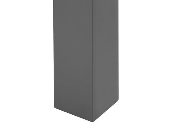 Grått Trädgårdsbord 180 x 90 cm för 6 Personer i Klassisk Intrustiell Stil