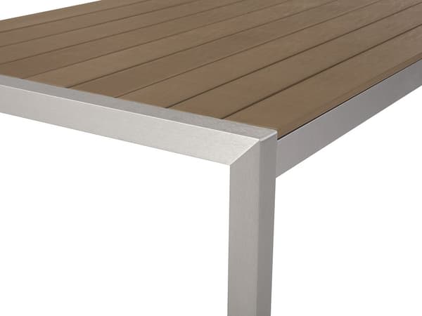 Spisebord Brunt aluminiumsstel til 6 personer 180 x 90 cm Moderne design