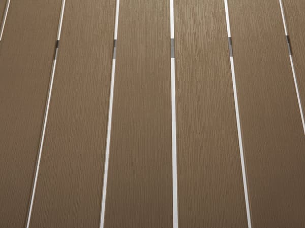 Spisebord Brunt aluminiumsstel til 6 personer 180 x 90 cm Moderne design