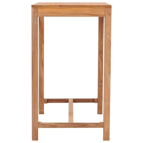 vidaXL Ståbord för utomhusbruk 110x60x105 cm massivt teakträ