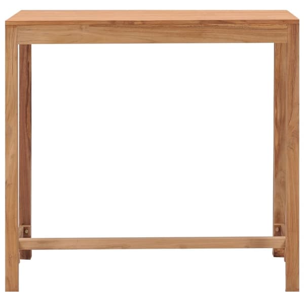 vidaXL Ståbord för utomhusbruk 110x60x105 cm massivt teakträ