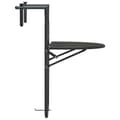 Miniatyrbillede 3 af 9: vidaXL hængende altanbord 60 x 64 x 83,5 cm plastik rattanlook brun