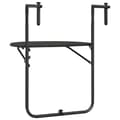 Miniatyrbillede 4 af 9: vidaXL hængende altanbord 60 x 64 x 83,5 cm plastik rattanlook brun