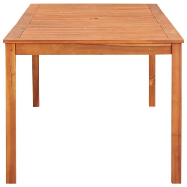 vidaXL havebord 215 x 90 x 74 cm massivt akacietræ