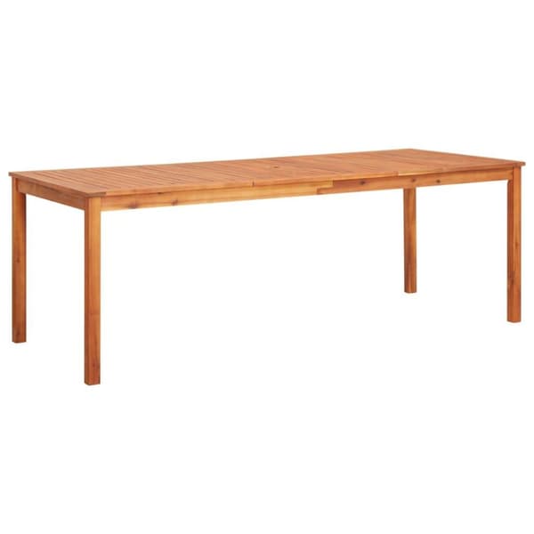 vidaXL havebord 215 x 90 x 74 cm massivt akacietræ