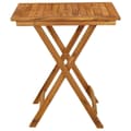 Miniatyrbillede 3 af 9: vidaXL foldbart havebord 70 x 70 x 75 cm massivt akacietræ