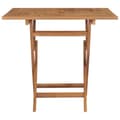 Miniatyrbillede 3 af 8: vidaXL foldbart havebord 85x85x76 cm massivt teaktræ