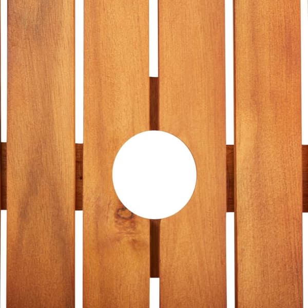 vidaXL Hagebord 150x90x74 cm heltre akasie