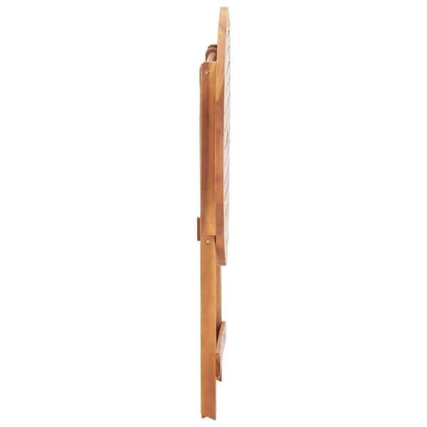 vidaXL Sammenleggbart hagebord 60x75 cm heltre akasie