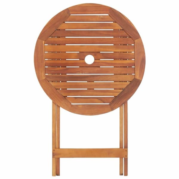 vidaXL Sammenleggbart hagebord 60x75 cm heltre akasie