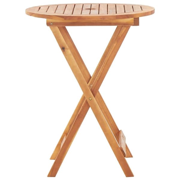 vidaXL Sammenleggbart hagebord 60x75 cm heltre akasie
