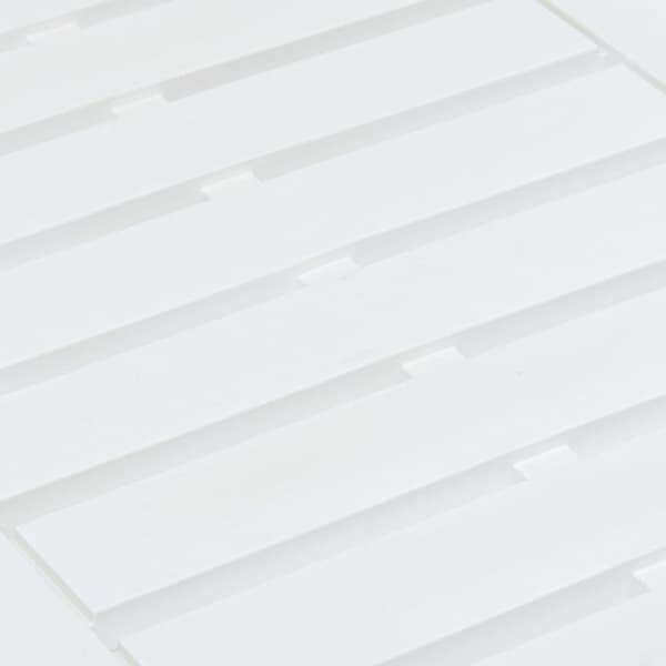 vidaXL havebord 78x55x38 cm plastik hvid