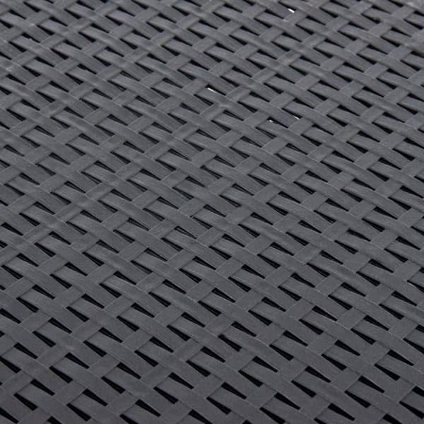 vidaXL Sidebord antrasitt 54x54x36,5 cm plast