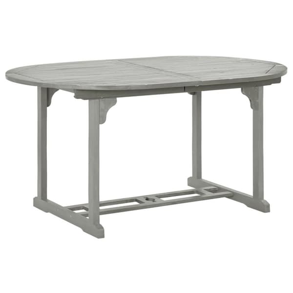 vidaXL havebord 200x100x75 cm massivt akacietræ grå