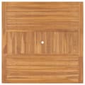 Miniatyrbillede 4 af 7: vidaXL havebord 150x150x76 cm massivt teaktræ