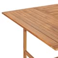 Miniatyrbillede 5 af 7: vidaXL havebord 150x150x76 cm massivt teaktræ