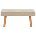 Miniatyrbillede 2 af 5: vidaXL udendørs sofabord polyrattan beige