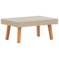 Miniatyrbillede 1 af 5: vidaXL udendørs sofabord polyrattan beige