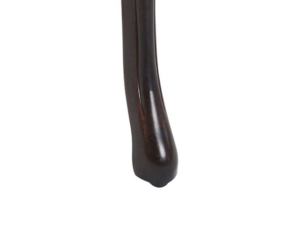 Puutarhapöytä ruskea metalli alumiini pyöreä 65 cm ulos vintage tyyli