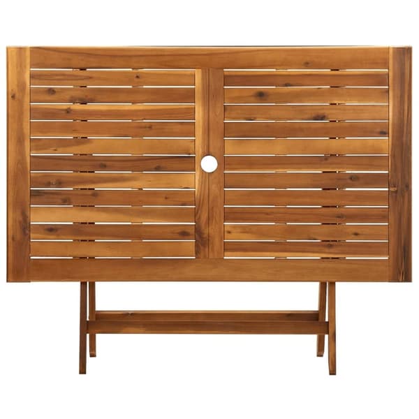 vidaXL Sammenleggbart hagebord 120x70x75 cm heltre akasie