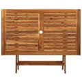 Miniatyrbilde 4 av 7: vidaXL Sammenleggbart hagebord 120x70x75 cm heltre akasie