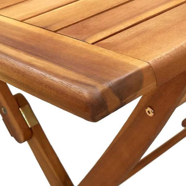 vidaXL Sammenleggbart hagebord 120x70x75 cm heltre akasie
