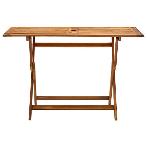 vidaXL Sammenleggbart hagebord 120x70x75 cm heltre akasie