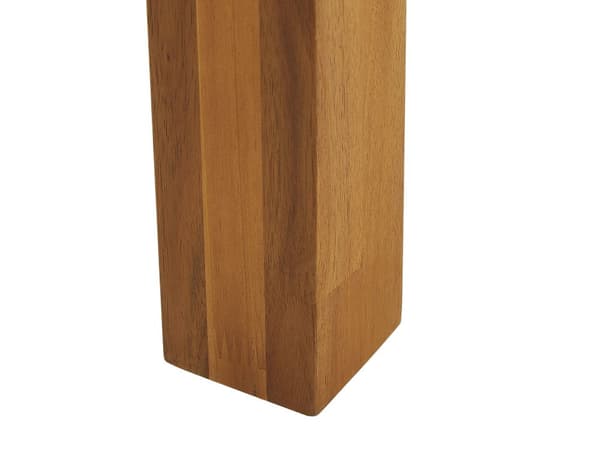 Have Spisebord Lys Akacie Lamineret Træ 210 x 90 cm 8 Personers Rektangulær Indendørs Udendørs Rustik