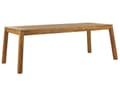 Miniatyrbillede 1 af 10: Have Spisebord Lys Akacie Lamineret Træ 210 x 90 cm 8 Personers Rektangulær Indendørs Udendørs Rustik