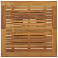 Miniatyrbillede 4 af 6: vidaXL barbord 80x80x110 cm polyrattan og massivt akacietræ sort