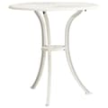 Miniatyrbillede 2 af 6: vidaXL havebord 62x62x65 cm støbt aluminium hvid