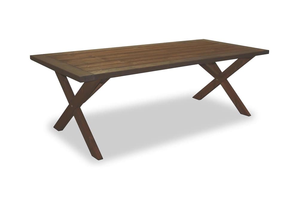 HAINS Fasta Matbord 220 cm Brun