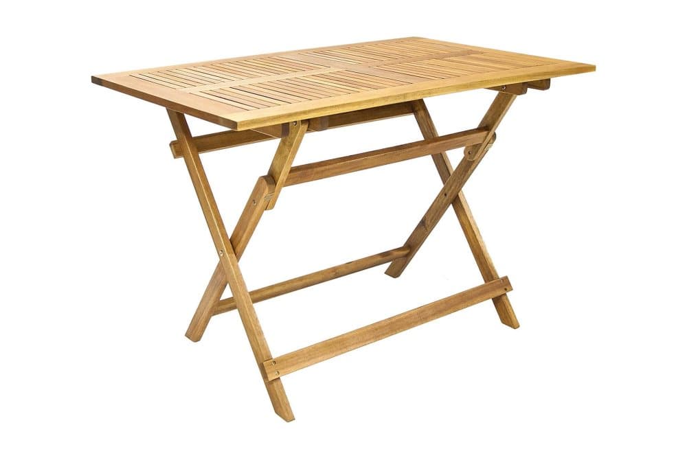 Bord FINLAY 110x75xH72cm hopfällbart trä: Akacia