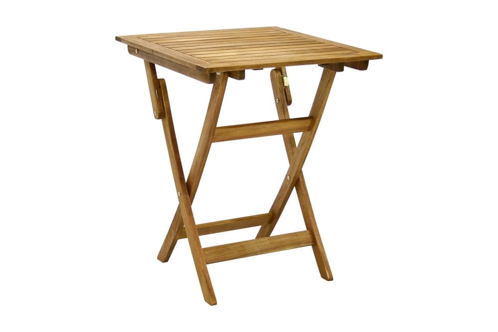 Bord FINLAY 60x60xH72cm hopfällbart trä: Akacia