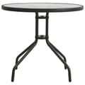 Miniatyrbillede 2 af 6: vidaXL bistrobord Ø80x71 cm stål antracitgrå