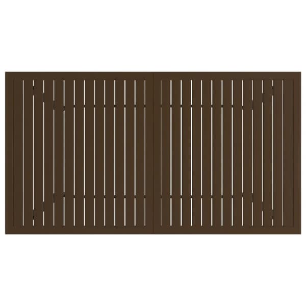 vidaXL Trädgårdsbord 140x80x72 cm stål