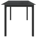 Miniatyrbillede 3 af 5: vidaXL havebord 190x90x74 cm aluminium og glas sort
